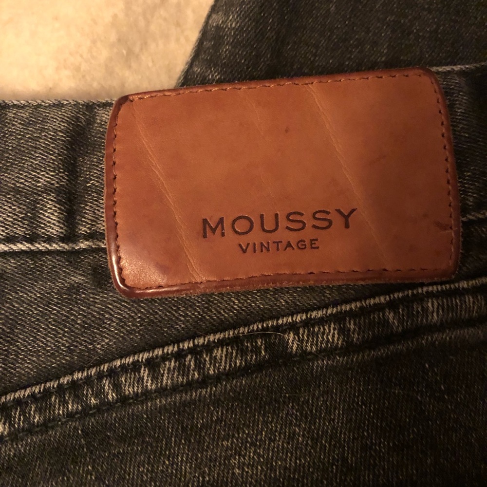 Vintage black high waisted skinny Moussy Jeans